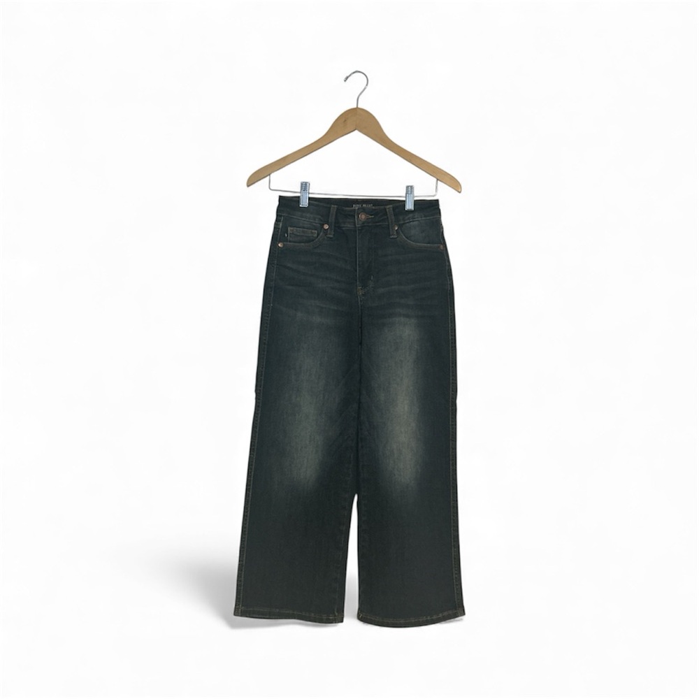 Judy Blue Dark Wash Wide-Leg Jeans